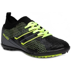 Resim Walked 107-25 Halı Saha Krampon Siyah Sarı 36-39 Siyah 