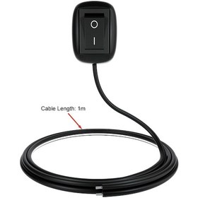 Resim Ranyeek 12v Mini Araba Anahtarı, Metal Malzeme, Anti-korozif, Isı Dayanıklı, 1 Metre Kablolu, Kolay Kurulum 