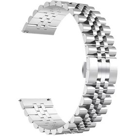 Resim Forzacase Amazfit Pace / Pace 2 İle Uyumlu Rolex Tasarım Metal Kordon Kayış - Fc925 