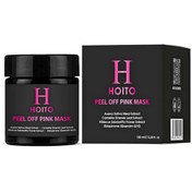 Resim Hoito peel off pink mask 100ml-siyah nokta karşıtı,nemlendirme ve aydınlık görünüm soyulabilir yüz maskesi 