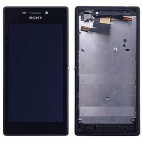 Resim Sony Uyumlu Xperia M2 Lcd Ekran Çerçeveli Revize 