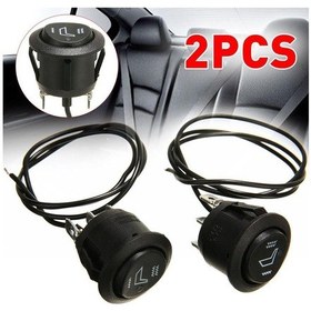 Resim Tüm Arabalar İçin 12v Koltuk Anahtarı 3pin T 85 Isıtıcı Anahtarı 