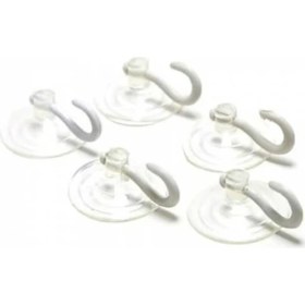 Resim Kancalı Cam Vantuzu 5 Adet 