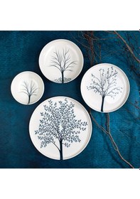 Resim 24 Parça Valley Bone Porselen Yemek Takımı 