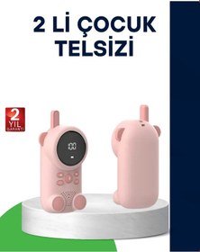 Resim Northcity Lcd Bebek Telsizi - İki Yönlü Ses, Uzun Menzil Ve Çocuk Dostu Tasarım 