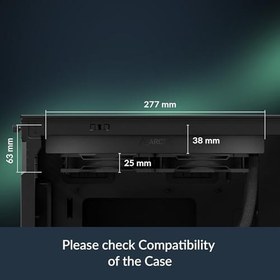 Resim Arctic Liquid Freezer III Pro 240 Intel/AMD Uyumlu, 240mm Radyatörlü, 2x12cm P12 PRO PWM Fanlı, Sıvı İşlemci Soğutucu Siyah (ACFRE00178A) 