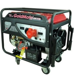 Resim Nas Oto Tarım Goldmoto GM10TBJ Benzinli Jeneratör 10KVA Trifaze Marşlı 