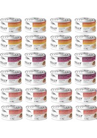 Resim Molly 3 Çeşit Karma Yetişkin Kedi Konservesi 85 Gr. X 24 Adet 