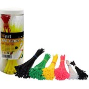 Resim Wert 2430 Kablo Bağı Seti Cırt Kelepçe 300 Parça 