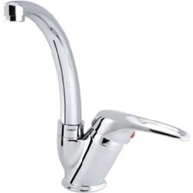 Resim Gms Sırma Mix Kuğu Lavabo Musluk Bataryası Sr229 
