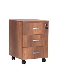 Resim Ofisbazaar 3 Çekmeceli Kilitli Tekerlekli Keson 60x45x40 Cm 18 Mm Suntalam - Barok 