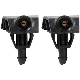 Resim Lasonstiges 2 Adet Araba Cam Silecek Pedi Su Püskürtme Memesi Nissan Tııda Sylphy X-trail Venucia D50 R50 Siyah Plastik Uyar 