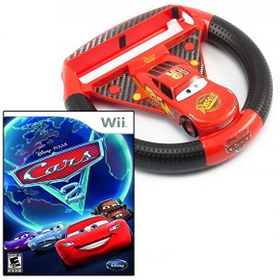 Resim Nintendo Wii Arabalar 2 Oyun Direksiyon Seti Cars 2 Wii Direksiyon Aksesuar 