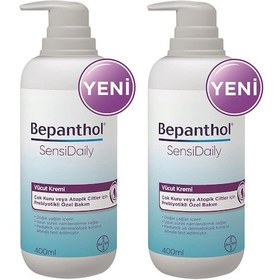 Resim Bepanthol Sensidaily Pompalı Vücut Kremi 2 x 400 ML 