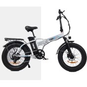 Resim T-Bike Fx 250w Katlanabilir Elektrikli Bisiklet Beyaz-Siyah-Gri-Gümüş 