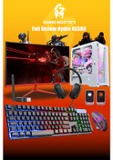 Resim Gm Game Master Hydra RX580 Ryzen 5 5500 23.8" Gaming Pc Full Sistem Free Dos Masaüstü Bilgisayar 