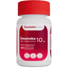 Resim Imuneks Farma 10 mg Beta Glukan İçeren Takviye Edici Gıda 40 Kapsül 