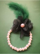 Resim PASAMİA Nedime Gelin Bilekliği Yeşil Renk (10 Adet ) 