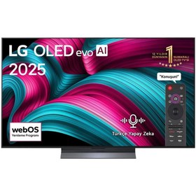 Resim LG OLED55C54LA 55 inç 139 cm 4K OLED evo Smart TV AI Sihirli Kumanda webOS25,Uyd 