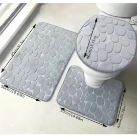 Resim Xnews Banyo Tuvalet Paspas Seti 3 Parça 