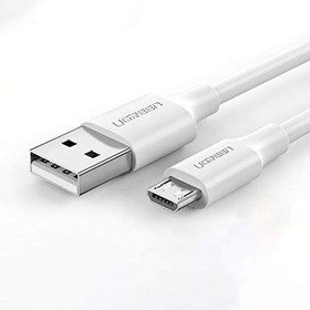 Resim Ugreen Micro-USB & USB-A Data ve Şarj Kablosu, 2 Metre, Beyaz 