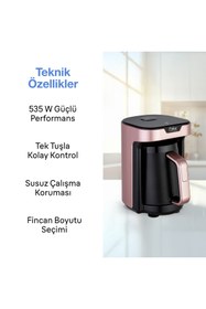 Resim Fakir Kaave Mono Beyaz Otomatik Türk Kahve Makinesi 