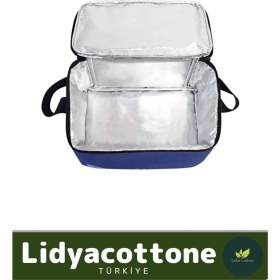 Resim Lidyacottone Ergonomik Piknik Termos Çanta 15 Litre Isı Yalıtımlı Şık Görünüm ile Taşınabilir 