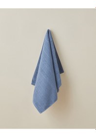 Resim English Home Sandy Stripe Pamuk Yüz Havlusu 50x80 Cm Lacivert Lacivert 