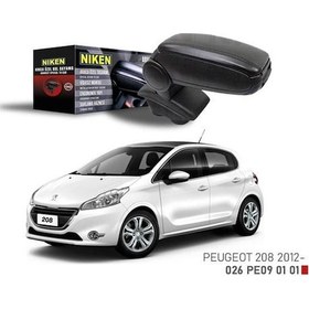 Resim Araca Özel Kol Dayama Siyah Peugeot 208 12 Nıken 026pe090101 