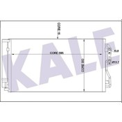 Resim KALE 350530 Klima Radyatoru BMW F20 F21 F30 F80 (WC885724) 