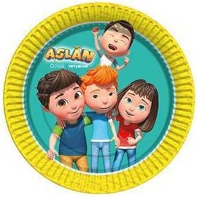 Resim Tabak Aslan 23 Cm 8 Adet 