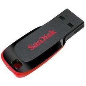 Resim 128 Gb Sandısk Cruzer Blade Black Usb Bellek 2.0 Sdcz50-128g-b35 