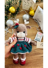 Resim Amigurumi Yılbaşı Geyiği 