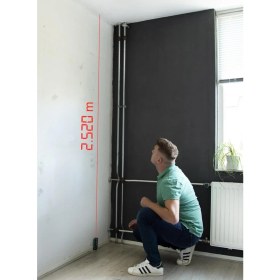 Resim Vonroc Lazer Mesafe Ölçer – 60 Metre Mesafe – Özelleştirilebilir Ölçüm Referansı 