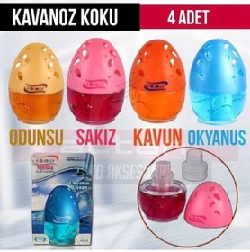 Resim Küre-kavanoz Koku Kavun-sakız-odunsu-okyanus- 100ml 4adet 