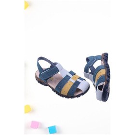 Resim Walkenzo Arzen-2882 Erkek Çocuk Ortopedik Sandalet Ayakkabı 001 