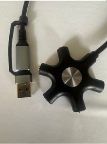 Resim 5 Çıkışlı Usb Ses Kartı 5 Port Usb Ses Kartı 