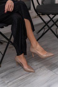 Resim Paprica Karamel Rugan Stiletto 