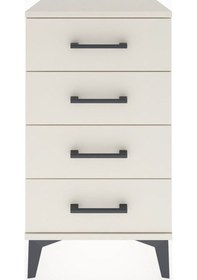 Resim Arges Komodin 4 Çekmeceli 44x30x80 Aytaşı-aytaşı Aytaşı 