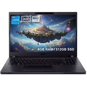 Resim NX.VVREY.002 TMP215 Intel Core i5-1235U 15.6" 8 GB DDR4 RAM 512 GB SSD FHD Linux Laptop 