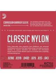 Resim D'addario Ej27N Normal Tension Klasik Gitar Takım Tel 