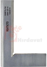 Resim Asimeto As-639 Çelik Şapkalı Gönye 200x130mm 