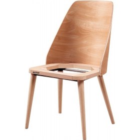 Resim Masifart Ailpein Papel Yarmalı Sandalye Cilasız Ham Ham 