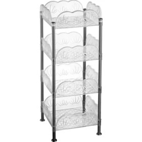 Resim Moda Home Şeffaf 4'lü Yonca Sebzelik 