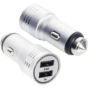 Resim Powerway X-633 Çift Usbli 3.1 Amper Metal Çakmaklık Araç Şarj Cih 