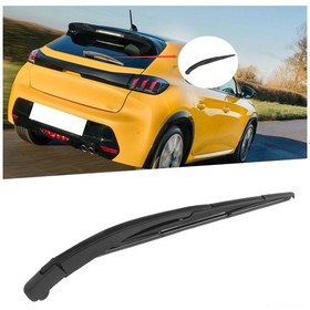 Resim Moveevo Peugeot 206/207/208/306, Citroen C3 Arka Silecek Kolu + Blades Seti - Yüksek Temizlik, Sessiz Çalışma, Dayanıklı Plastik Malzeme 