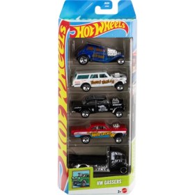 Resim Hot Wheels Beşli Araba Seti Hw Gassers JBJ84 
