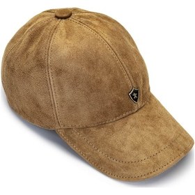 Resim Tamer Tanca Erkek Vegan Bej Şapka 524 1009 Sapka Sk20-21 Camel Suet Taba 