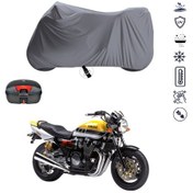 Resim Yamaha XJR 1200 Arka Çanta Uyumlu Motosiklet Branda Su Geçirmez Motor Branda 