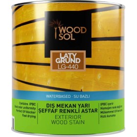 Resim Woodsol Latygrund Dış Mekan Yarı Şeffaf Renkli Ahşap Astar 0000 Clear 2.5 l 